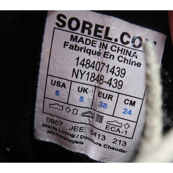 Sorel Boots Men 6 Snow Winter Cheyanne II Leather Rubber Lace Up Waterproof Grey main image 8